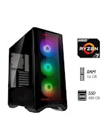 Computadora PC RYZEN 7-5700G  Ram 16GB  SSD 480GB CASE 550W RGB