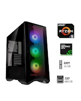 Computadora PC GAMER RYZEN 5 4TH  Video GTX 1650 4GB DISCO SSD 480GB RAM 16