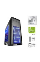 Desktop Gamer Core I3-10th 3.6 ghz Ram 16GB Disco 1TB Video GT 4GB