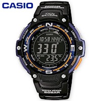 Reloj Casio Twin Sensor SGW100-2B Brújula Termometro Luz Led Resina Negro