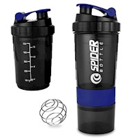 Shaker Tomatodo Deportivo 500ml 3 Cuerpos Azul MR0