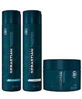 Shampoo 250ml + Acondicionador + Mascarilla Rizos Sebastian Twisted