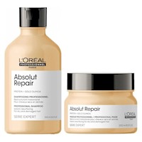 Shampoo Absolut Repair 300ml + Mascarilla 250 Loreal