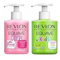 Shampoo Niñas Princess 300ml + Shampoo Niñas Apple 300ml Equave Revlon