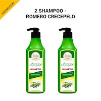 2 SHAMPOO ROMERO CRECEPELO 320 ml
