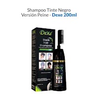 Shampoo Tinte Negro Versión Peine - Dexe 200ml