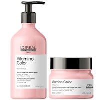 Shampoo Vitamino Color 500ml Cabello Teñido + Mascarilla 250ml Loreal