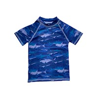 Licra UV Shark Camo Manga Corta