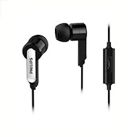 Audífonos Philips She1405 CMicro Negro