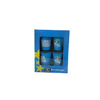 SET X 4 VASOS SHOT 35 ML - SPORTING CRISTAL