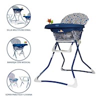 SILLA DE COMER EBABY »BADALA» BLUE