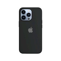Case para iPhone 13 Pro de Silicona Negro Oscuro