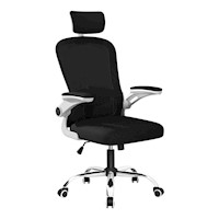 Silla de Oficina Evox CT256-SB con Soporte Lumbar Ajustable y Base de Acero