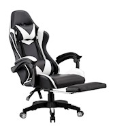 Silla Gamer Ergonómica Reclinable Negro MC408