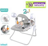 Silla Nido 2 en 1 Infanti Space 8173 Gris