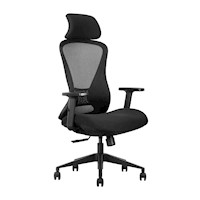 Silla de Oficina Profesional Ergonómica Evox GK2-BH - Negro