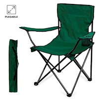 Silla Plegable para Playa Jardín Camping Terraza F03 Verde