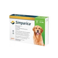 Simparica 80 mg (20 a 40 Kg) X 3 Tabletas