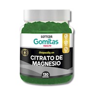 Citrato de Magnesio Para Adultos 130 Gomitas Sottcor