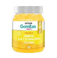 Omega Para Adultos Gomitas Sottcor 100Gr Naranja