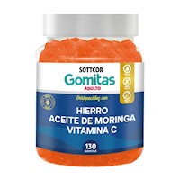 Hierro Para Adultos 130 Gomitas - Sottcor