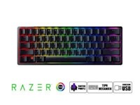 TECLADO GAMER RAZER HUNTSMAN MINI SWITCHES OPTICO LILA DOBLE INYECCION