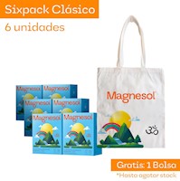 SIXPACK: MAGNESOL CLÁSICO x 33 sobres