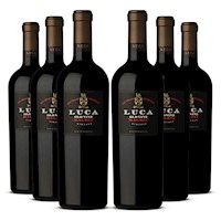 Sixpack Vino tinto Luca malbec, Argentina