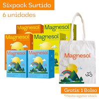 SIXPACK: MAGNESOL SURTIDO x 33 sobres