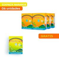 SIXPACK: MAGNESOL EFERVESCENTE NARANJA x 33 sobres