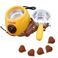Olla Chocolatera eléctrica Maquina de Chocolate Amarillo