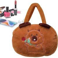 Bolso de mano capibara morral animado flor