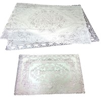 Individuales de mesa Plateados set de 12 plata