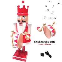 CASCANUES NAVIDEÑO MUSICAL CON LUCES