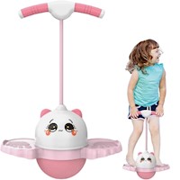Pelota Saltarina de Panda con Luces led ROSA