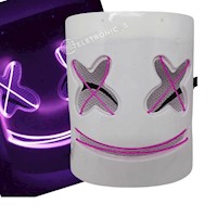 Mascaras para fiestas halloween con luces Morado