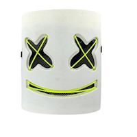 Mascaras para fiestas con luces disfraz de hallowenn Verde