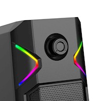 Parlante Gamer RGB GAMENOTE HAVIT SK205 2.0, estéreo para PC, Laptop c/ne
