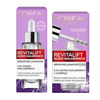 Duo Serum Ojos + Facial L'oréal Paris Revitalift Hialuronico