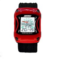 Reloj Skmei 0961  deportivo casual rojo led