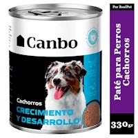 Paté Perro Cachorro Canbo Crecimiento y Desarrollo 330 gr