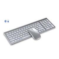 COMBO TECLADO + MOUSE RECARGABLES COLOR BLANCO