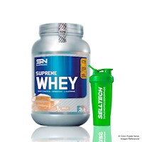 Proteína Supreme Nutrition Supreme Whey 3lb Vainilla+Shaker