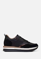 SNEAKERS BLACK & CROCO