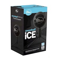 Microfono Blue Snowball Ice Cardioide Condensador USB Black