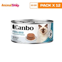 Canbo Gato Pate Esterilizados Ad Lta 85Gr X 12 Un