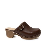 Zapato Sueco Casual SOFI-2631 Brandy Viale Cuero