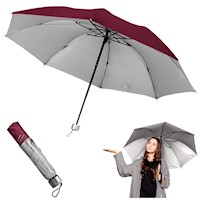 Sombrilla de Mano Paraguas Plegable para el Sol y Lluvia
