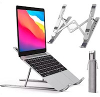 Soporte de Aluminio Para Laptop Gris