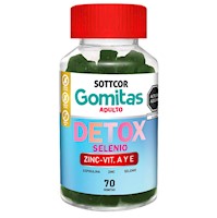 Detox Espirulina Para Adultos Gomitas Sottcor 100Gr Chicle